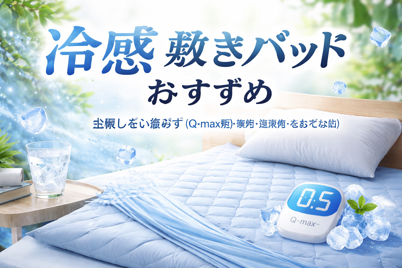 失敗しない選び方（Q-max値・素材・通気性・お手入れ性）